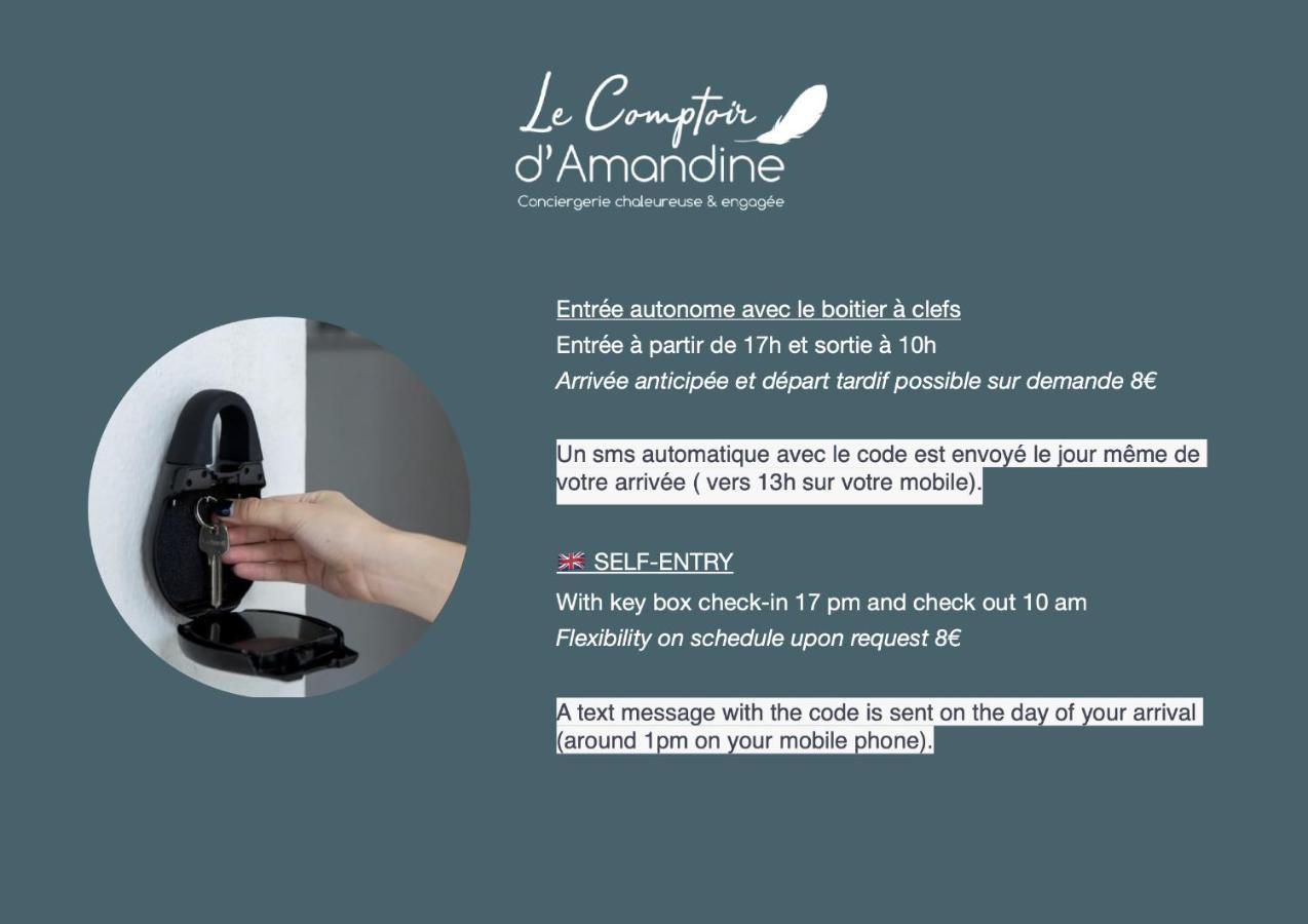 Le Cafe Charmant, Appartement Dans Immeuble Avec Parking Barriere, Balcon LʼArbresle Eksteriør billede